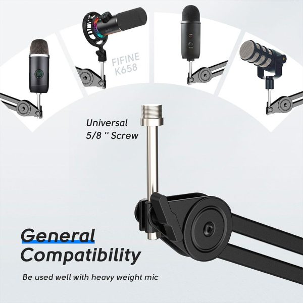 Стойка за микрофон FIFINE BM63 Super Steady Boom Arm 4