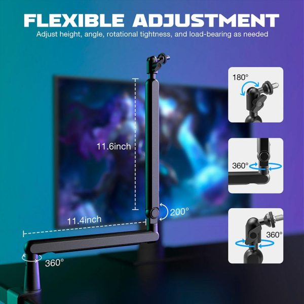 Стойка за микрофон FIFINE BM88 High End Boom Arm Stand 9