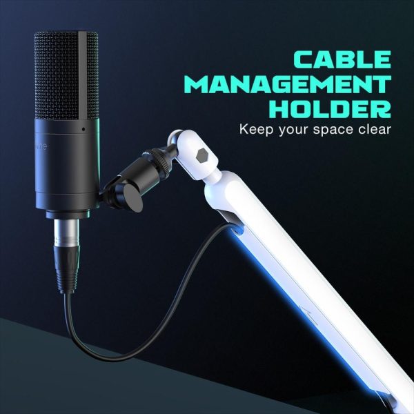 Стойка за микрофон FIFINE BM88 White High End Boom Arm Stand 8