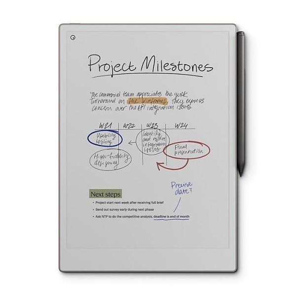 Таблет reMarkable Paper Pro 11.8", с включен стилус Marker Plus, Сив 1