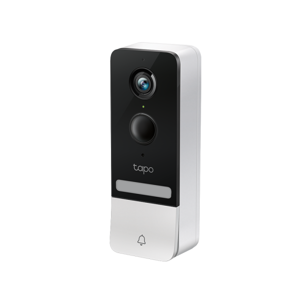 Видео звънец за врата Tapo D230S1, 2.4Ghz, 2K 5MP, Color Night Vision, акум.батерии, microSD 2