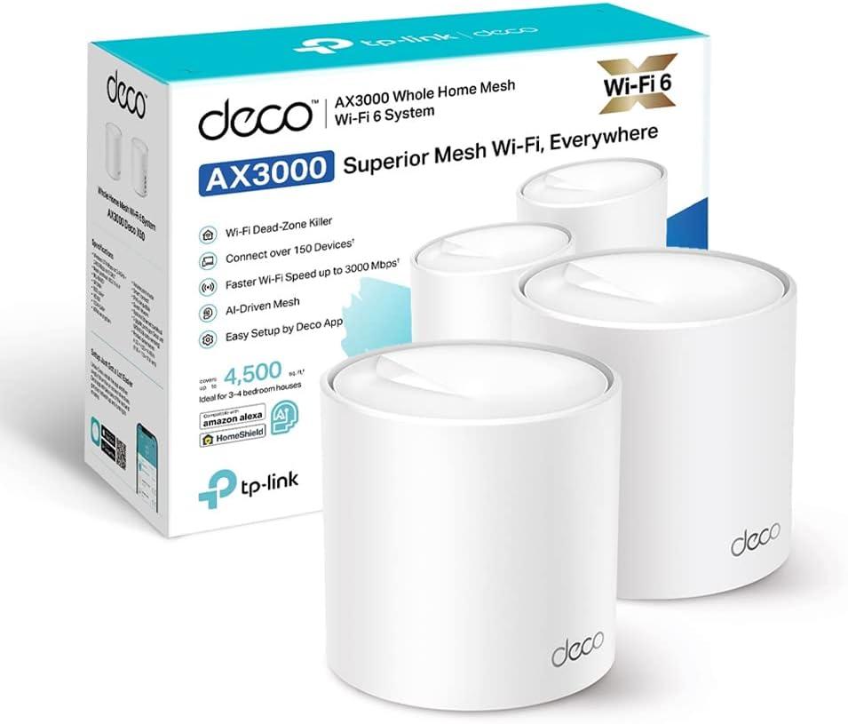 Access Point TP-Link Deco X50, 2 pack, 3x LAN/WAN, 2.4/5 GHz, 574 - 2402 Mbps, Gigabit 2