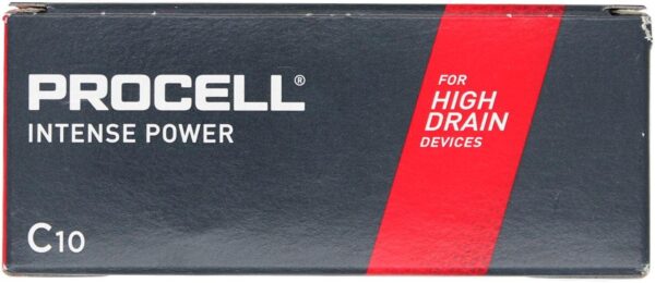 Батерия алкална индустриална LR14 C 1,5V 10pk опаковка INTENSE PROCELL /цена за 10 батерии/ 1