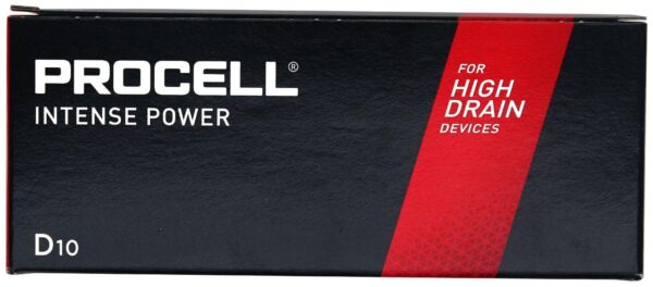 Батерия алкална индустриална LR20 D 10pk опаковка INTENSE PROCELL /цена за 10 бр./ 1
