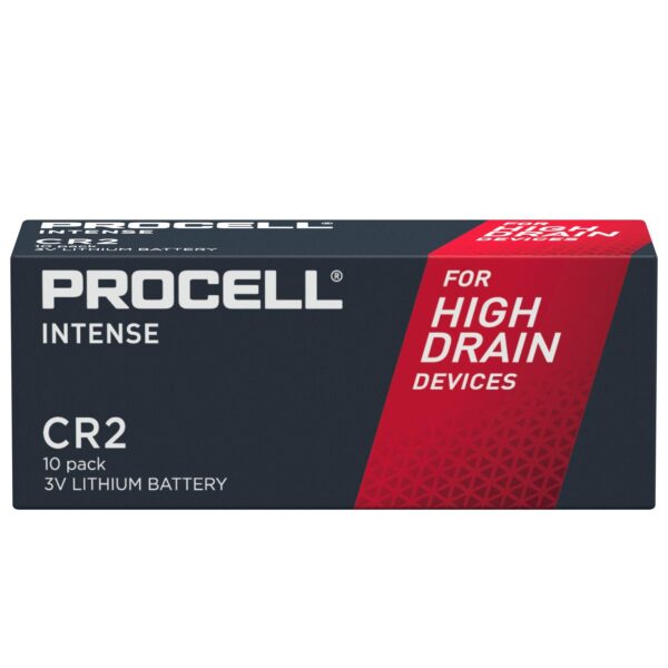 Батерия литиева индустриална CR2 3V 10 бр. в опаковка PROCELL INTENSE DURACELL /цена за 10 бр. батерии/ 1