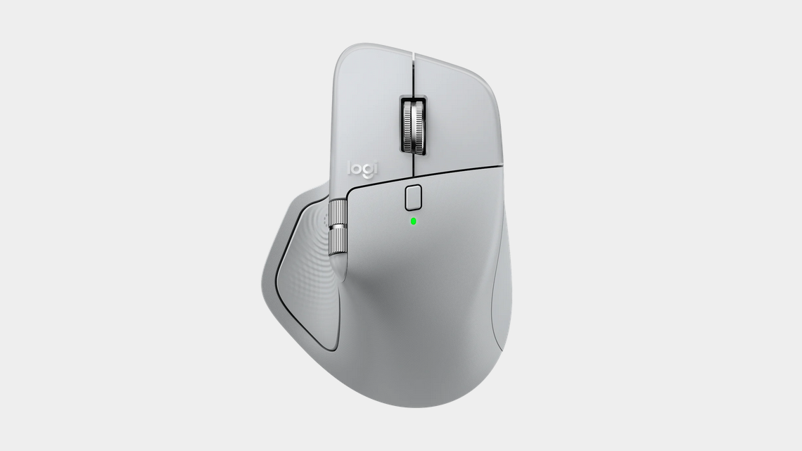 Безжична лазерна мишка LOGITECH MX MASTER 4 Pale Gray 2