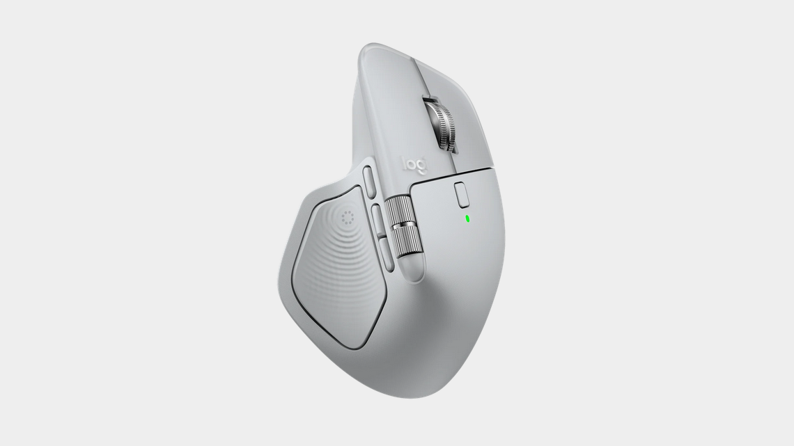Безжична лазерна мишка LOGITECH MX MASTER 4 Pale Gray 3