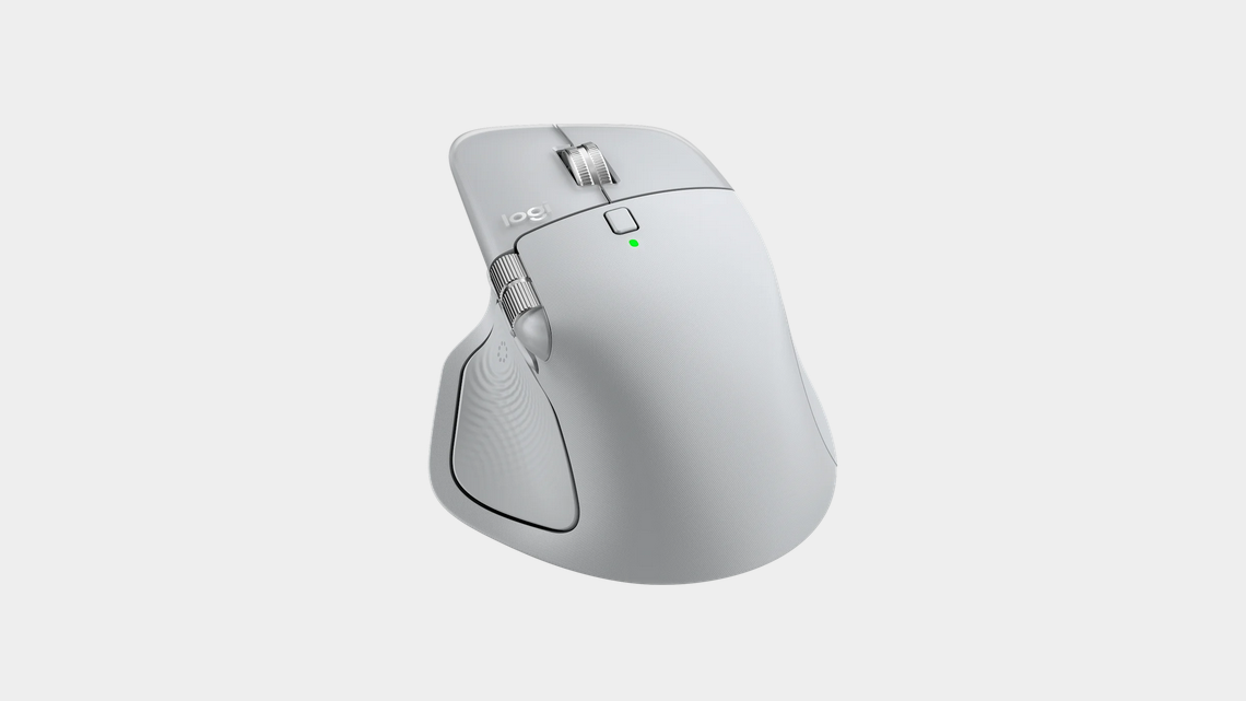 Безжична лазерна мишка LOGITECH MX MASTER 4 Pale Gray 4