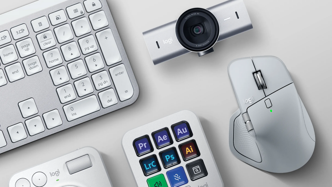 Безжична лазерна мишка LOGITECH MX MASTER 4 Pale Gray 8