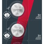 Бутонна батерия DURACELL PROCELL CR2025, 3V, 5 бр. в блистер, Литиева, /цена за 1 батерия/ 1