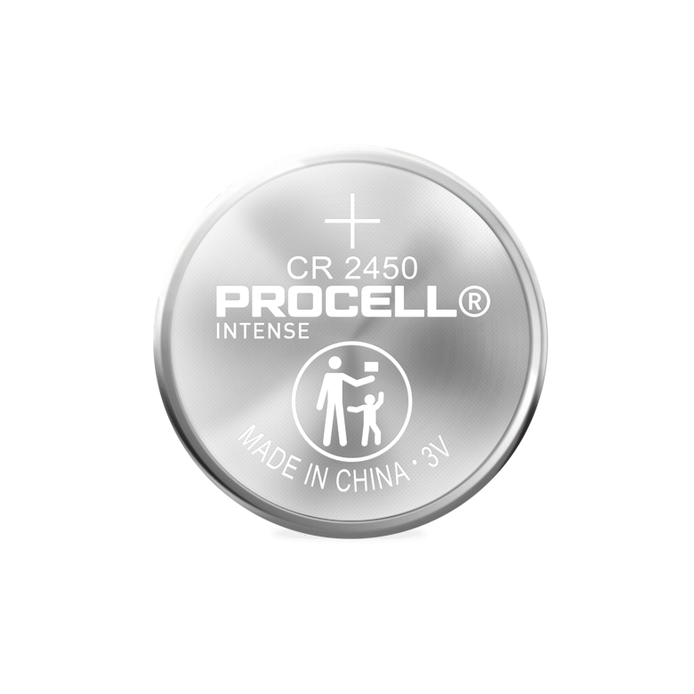 Бутонна батерия DURACELL PROCELL CR2450, 3V, 1 бр. bulk, Литиева, /цена за 1 батерия/ 1