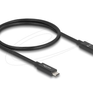 Delock Кабел E-Marker USB-C, 80 Gbps, 16K 60 Hz, PD 3.1 240 W, 0.5 m, черен 1