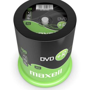DVD+R MAXELL, 4,7 GB, 16x, 100 бр. CAKE BOX 1