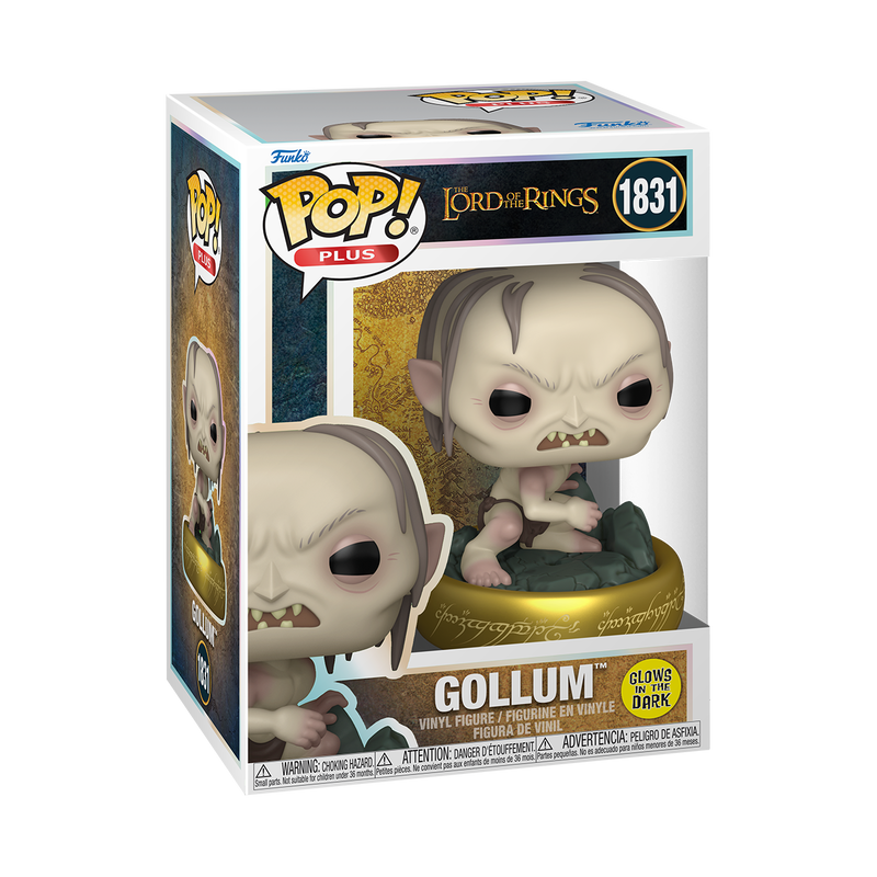 Фигурка Funko Pop! Plus: The Lord of the Rings - Gollum (Glows in The Dark) #1831 Vinyl Figure 2
