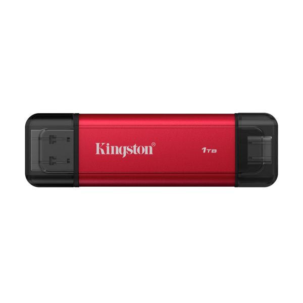 Флаш памет Kingston Dual USB-A/C Portable SSD 1TB - Black/Red 1