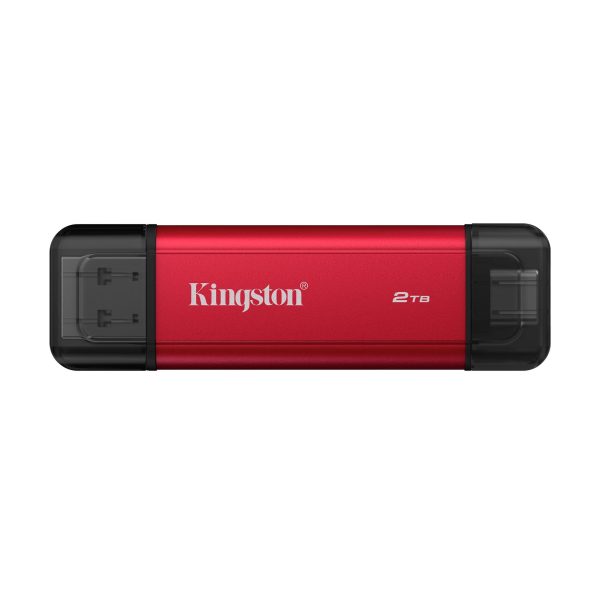 Флаш памет Kingston Dual USB-A/C Portable SSD 2TB - Black/Red 1