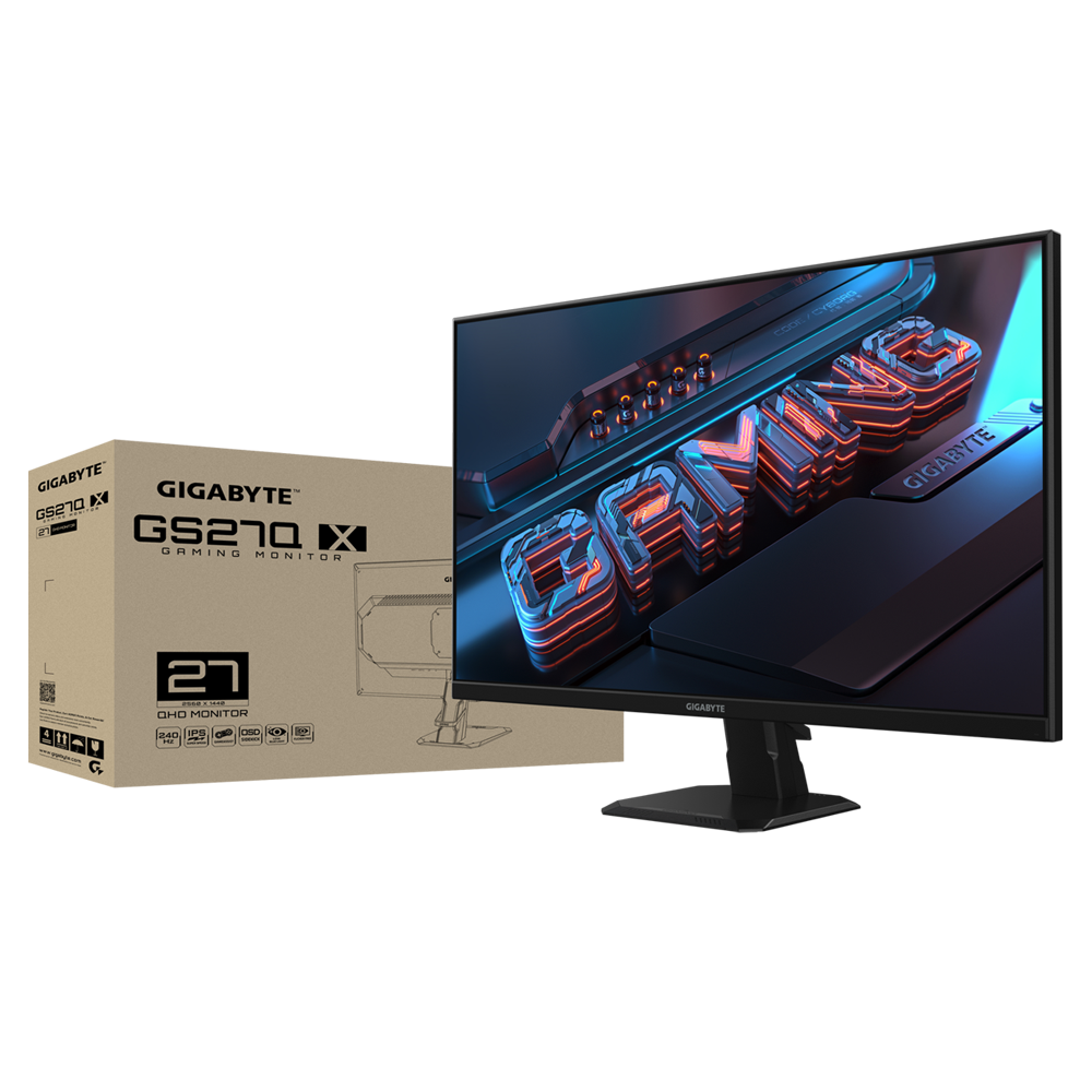 Геймърски Монитор Gigabyte GS27Q X 27" SS-IPS QHD (2560x1440), 240Hz, 1 ms 8