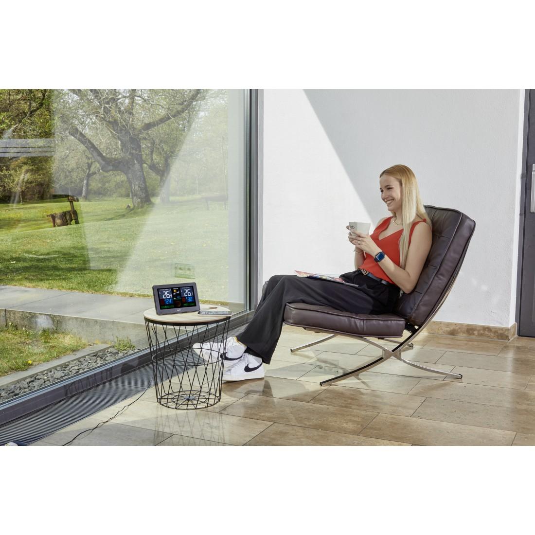 HAMA Електронна метеостанция "Premium", цветен LED дисплей 13