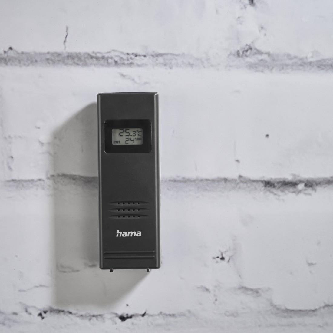 HAMA Електронна метеостанция "Premium", цветен LED дисплей 7