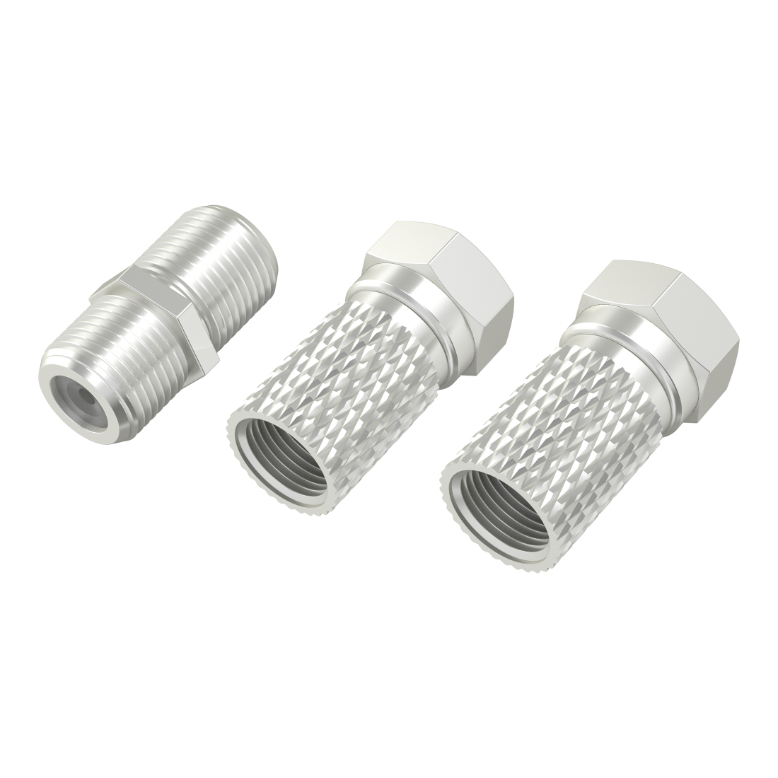 HAMA Комплект адаптери за сателитен приемник, 2 x F-Plugs and F-Sockets 1