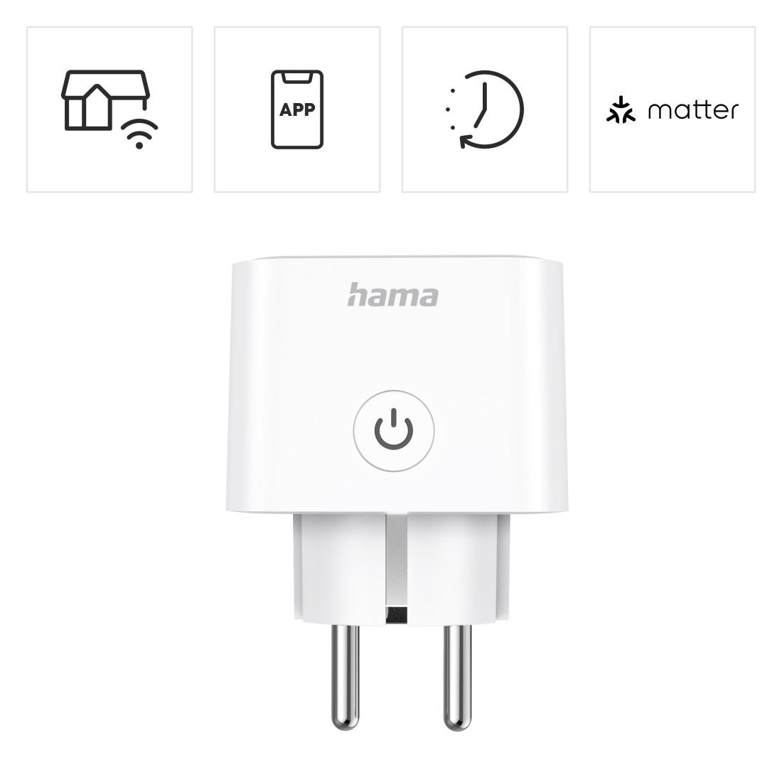 HAMA Смарт мини контакт, Wi-Fi, Гласов контрол, 3680 W 14