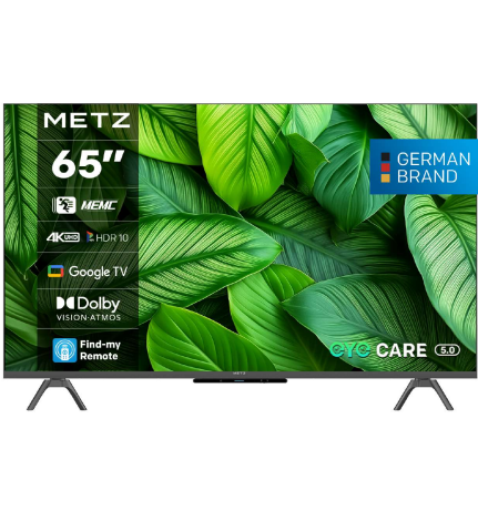 METZ Телевизор 65" UHD LED SMART TV, 4K, Google TV, Frameless 3