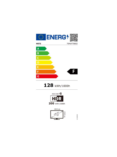 METZ Телевизор 75" UHD LED SMART TV, 4K, Google TV, Frameless 7