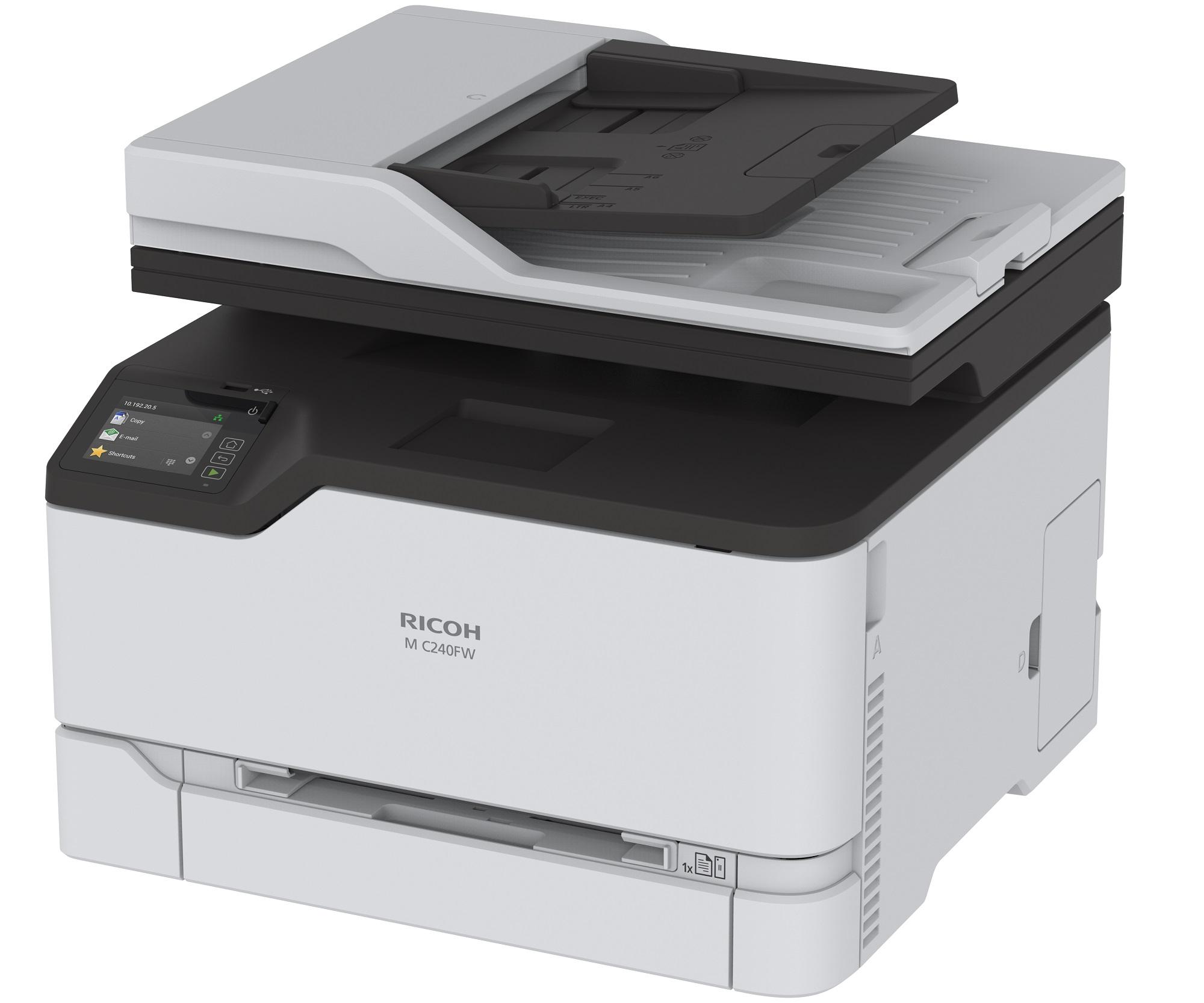 Мултифункционално устройство RICOH M C240FW, Цветно, А4, 24 ppm 2