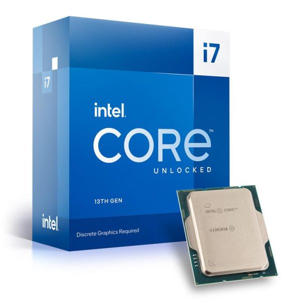 Процесор Intel Raptor Lake i7-13700F, 8P+8E, Cores 2.10,30MB, 65W, LGA1700, BOX, No Graphics 1