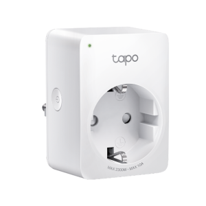 TP LINK TAPO P100 Смарт контакт 10A, 2300W, 2.4Ghz, задаване на график, таймер 1