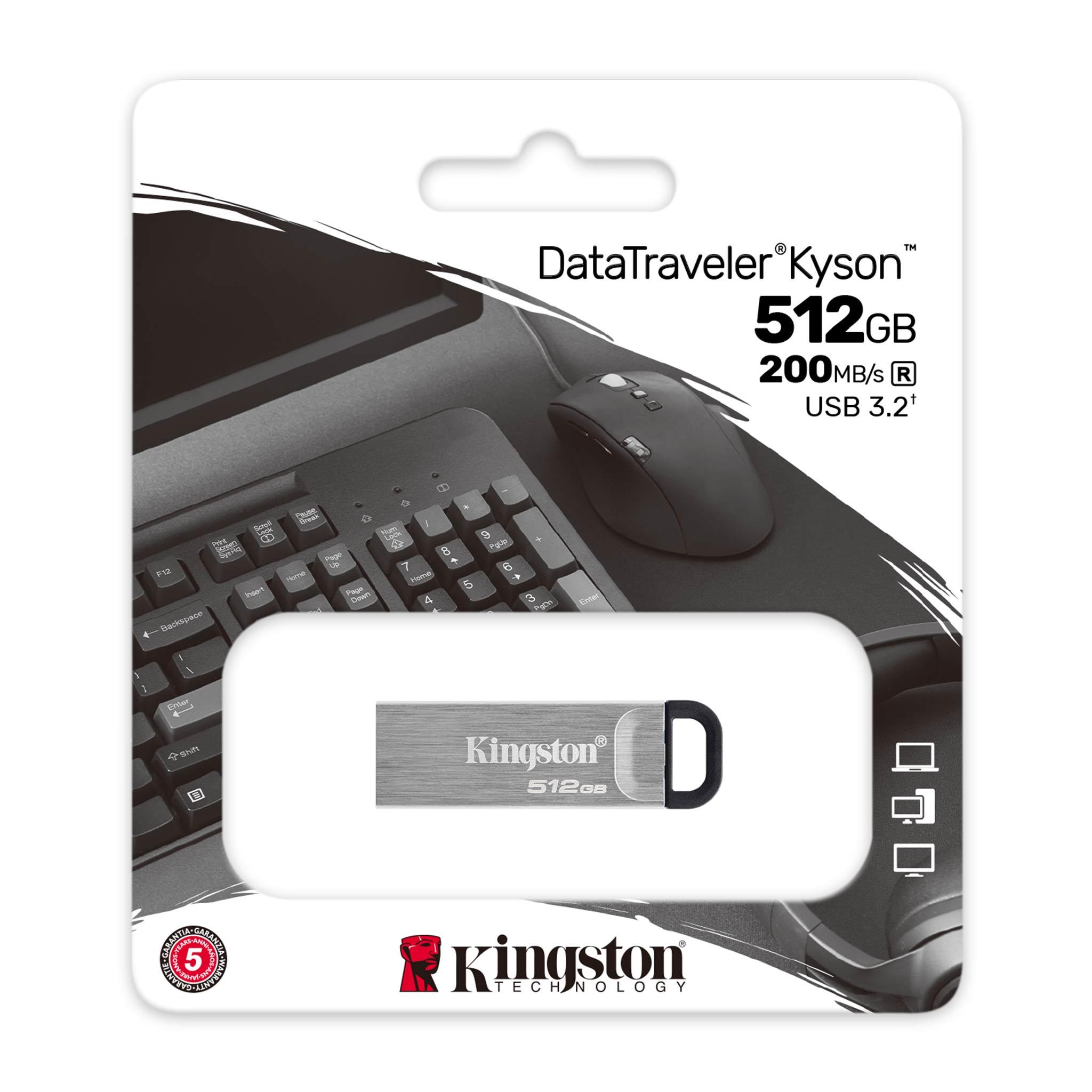 USB памет KINGSTON DataTraveler Kyson 512GB USB 3.2 Gen1 3