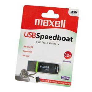 USB памет MAXELL Speedboat, 32GB USB 3.1 черна 1