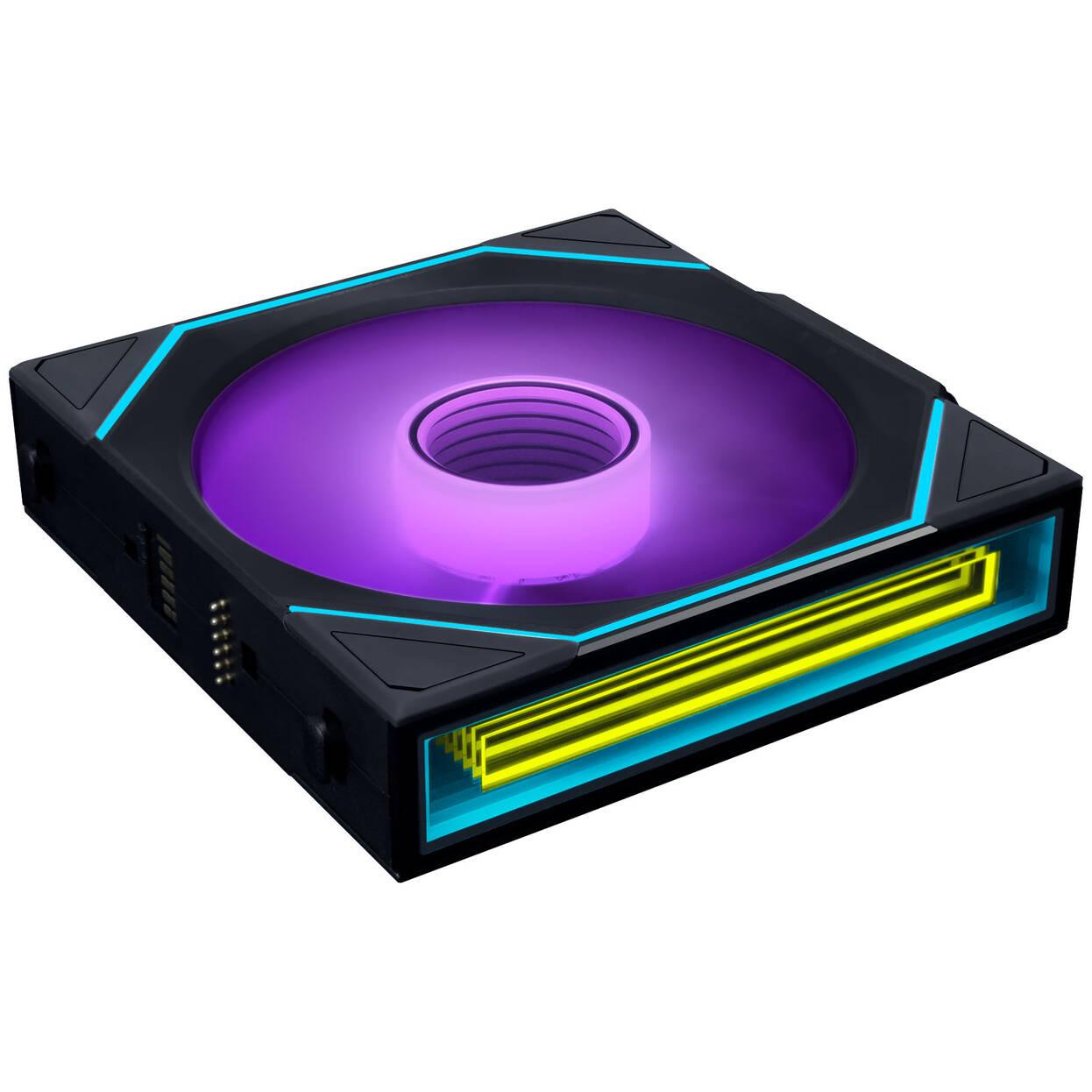 Вентилатори 3бр Lian Li UNI FAN SL-INF Wireless ARGB PWM - 120 mm Черни + Контролер 4