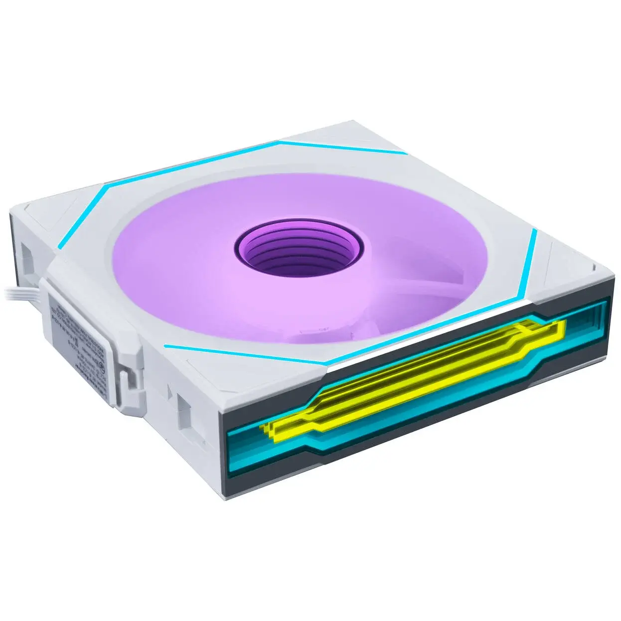 Вентилатори 3бр Lian Li UNI FAN SL-INF Wireless ARGB PWM Reverse - 120 mm Бели + Контролер 3