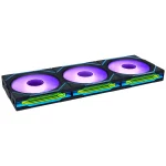 Вентилатори 3бр Lian Li UNI FAN SL-INF Wireless ARGB PWM Reverse - 120 mm Черни + Контролер 1