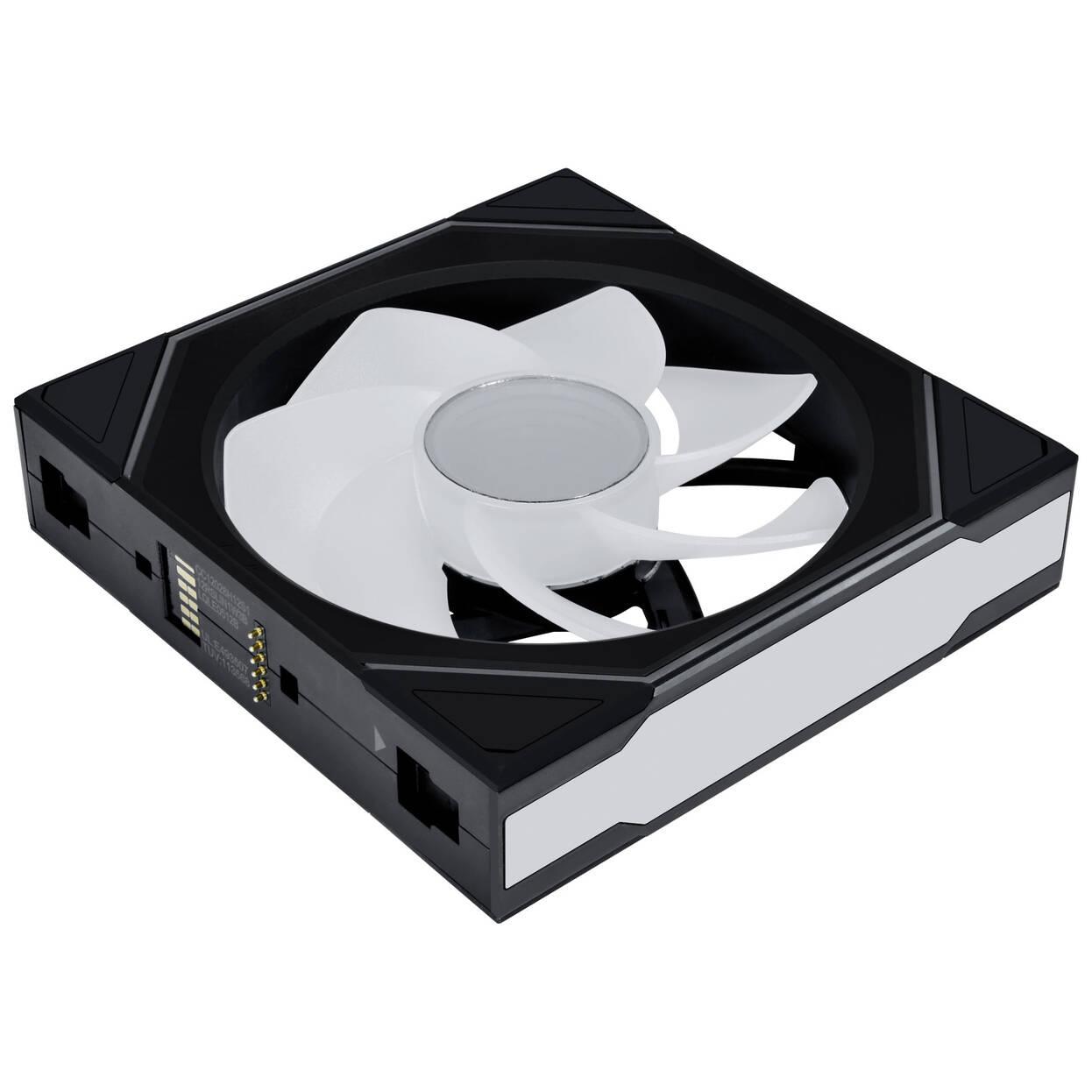 Вентилатори 3бр Lian Li UNI FAN SL-INF Wireless ARGB PWM Reverse - 120 mm Черни + Контролер 5