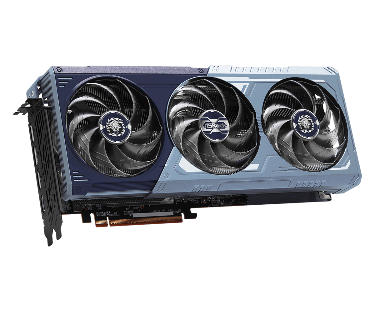 Видео карта ASRock RADEON RX 9070 XT Monster Hunter Wilds Edition 16GB GDDR6 3