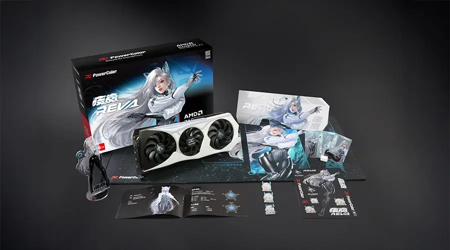 Видео карта PowerColor Radeon RX 9070 XT HELLHOUND OC REVA EDITION 16GB GDDR6 10
