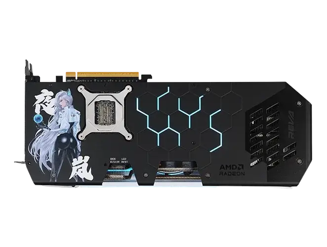 Видео карта PowerColor Radeon RX 9070 XT HELLHOUND OC REVA EDITION 16GB GDDR6 7