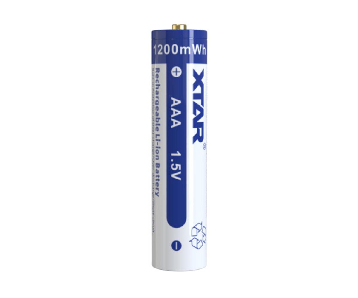 Акумулаторна батерия LiIon 10440 AAA R03 1,5V 750mAh 4 бр. в PVC кутия XTAR 1