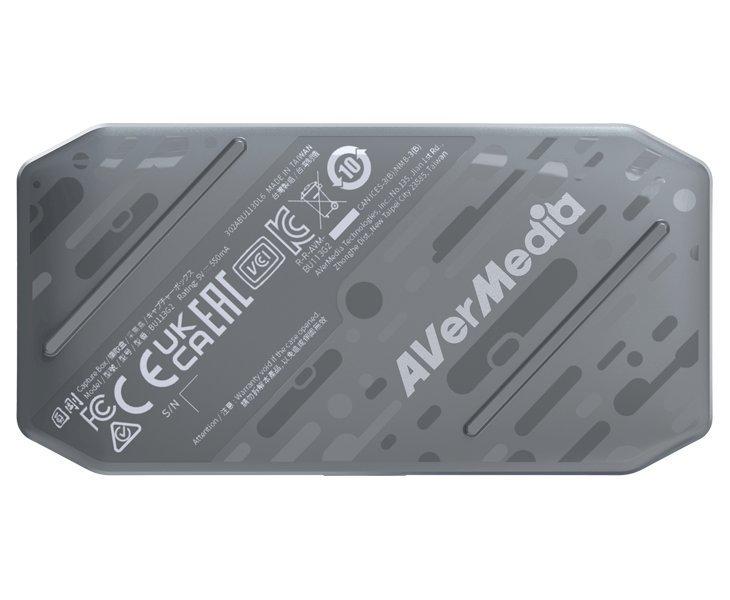 AVerMedia Външен кепчър Live Streamer CAP 4K (BU113) HDMI 2.0 Capture 4Kp30, USB 3.1 Gen 1 USB-C 2