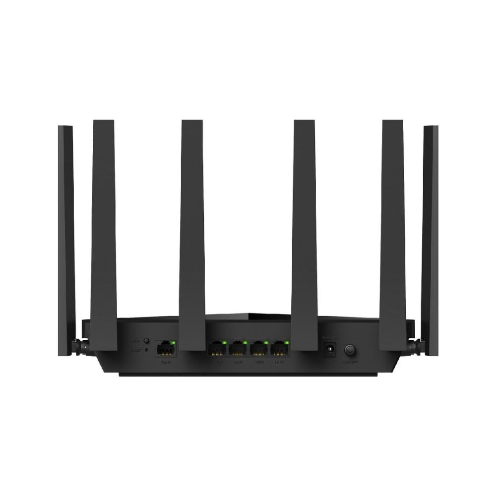 Безжичен рутер Cudy BE6500 2.5Ghz Gigabit Dual Band Wi-Fi 7, 1x1Gbps WAN порт,4x10/100/1000, 6x5dBi антени, черен 2