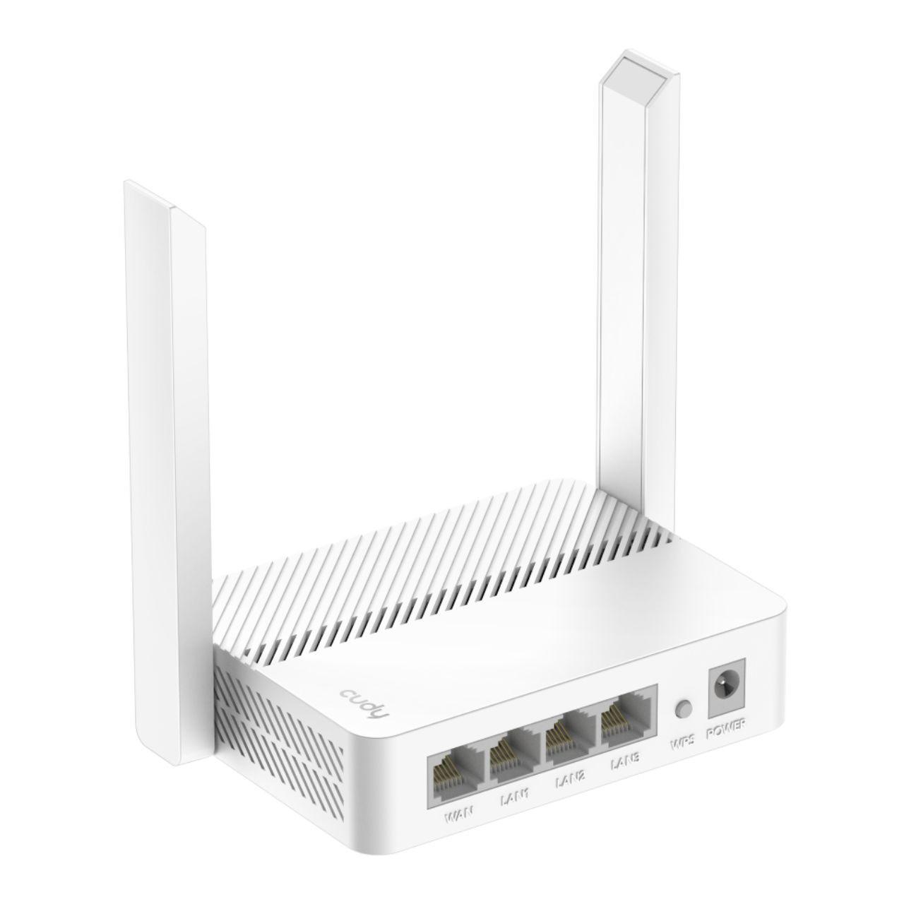 Безжичен рутер Cudy WR300 N300 802.11b/g/n,300Mbps/ 2.4GHz, 4 x 10/100Mbp, 2 x 5dBi fixed антени 4