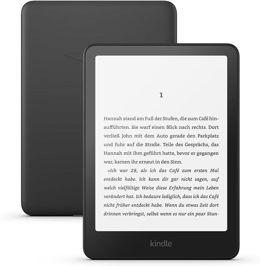 eBook четец Kindle Paperwhite 7", 16GB, 2024, 12 генерация, IPX8, Черен 1
