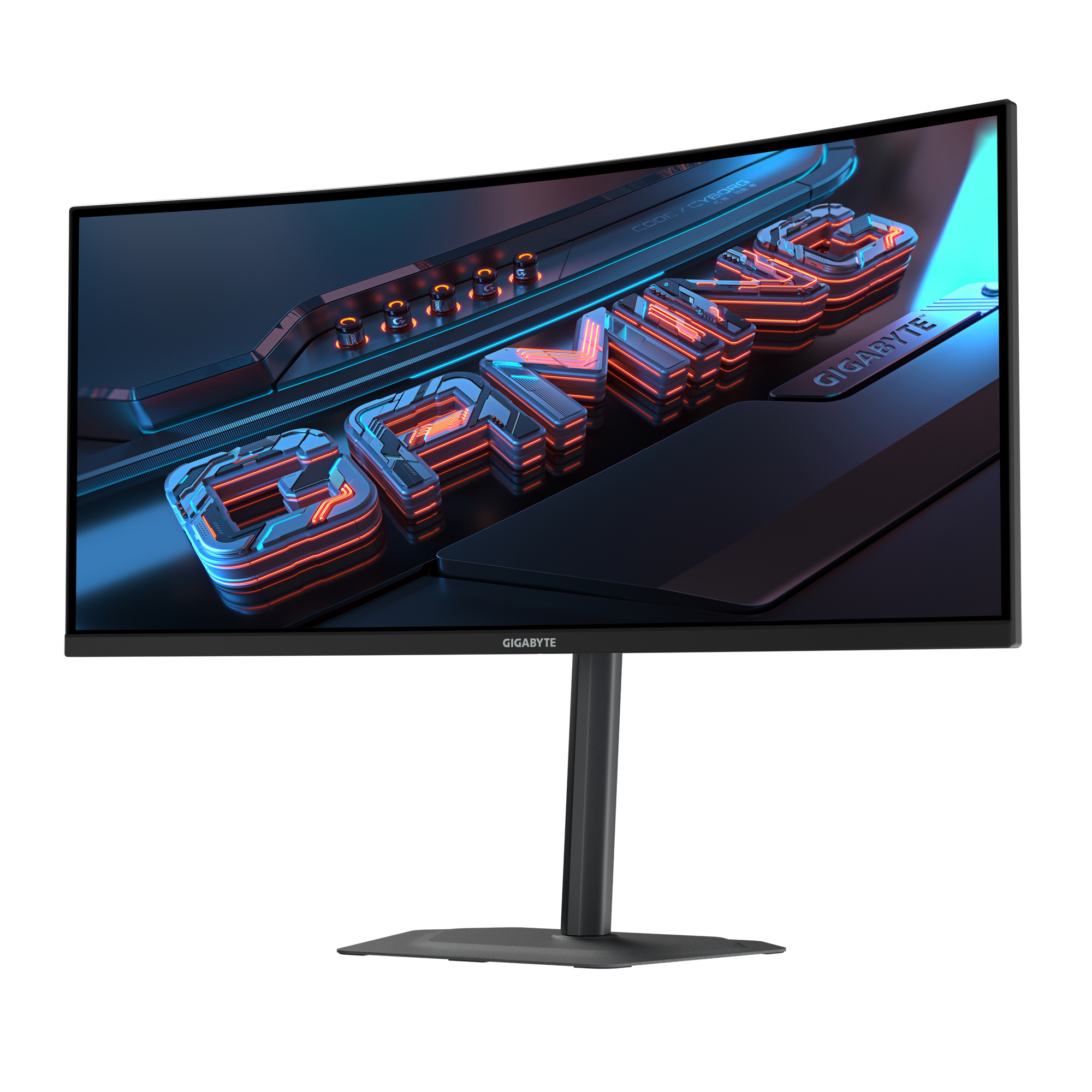 Геймърски Монитор Gigabyte G34WQC2 - 34" VA 1500R WQHD (3440x1440), 200Hz, 1ms, VESA Display HDR400 3
