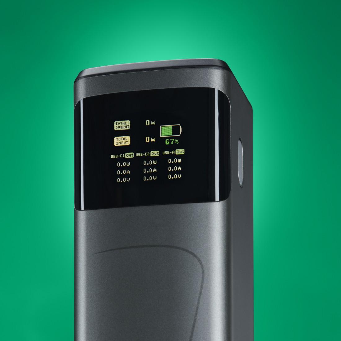 HAMA Външна батерия „High Power“, 200 W, 24000 mAh, 2x USB-C, USB-A, бързо зареждане 20