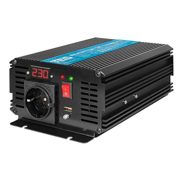 Инвертор 12/220 V DC/AC 500/1000W Modified Sine Wave TED007032 TED ELECTRIC 1