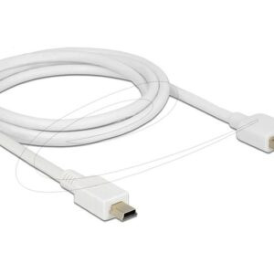Кабел Delock EASY-USB-A 2.0 мъжко към USB Mini-B мъжко, 1m , бял 1
