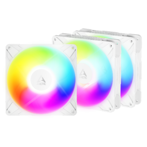 Комплект вентилатори 3-Pack ARCTIC P14 Pro Reverse A-RGB White 140mm PWM - ACFAN00328A 1