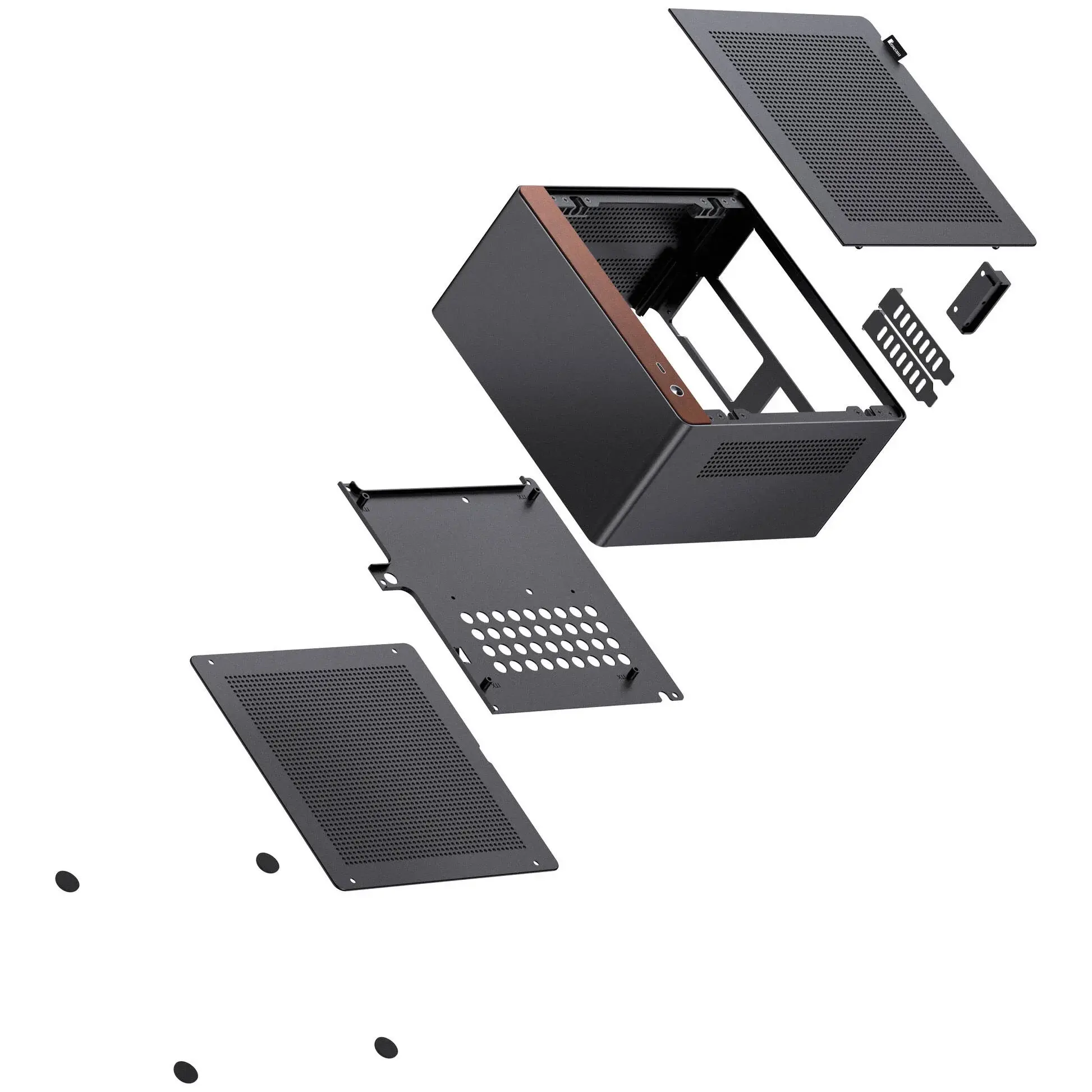 Кутия Jonsbo NV10 Mini ITX - Black 10